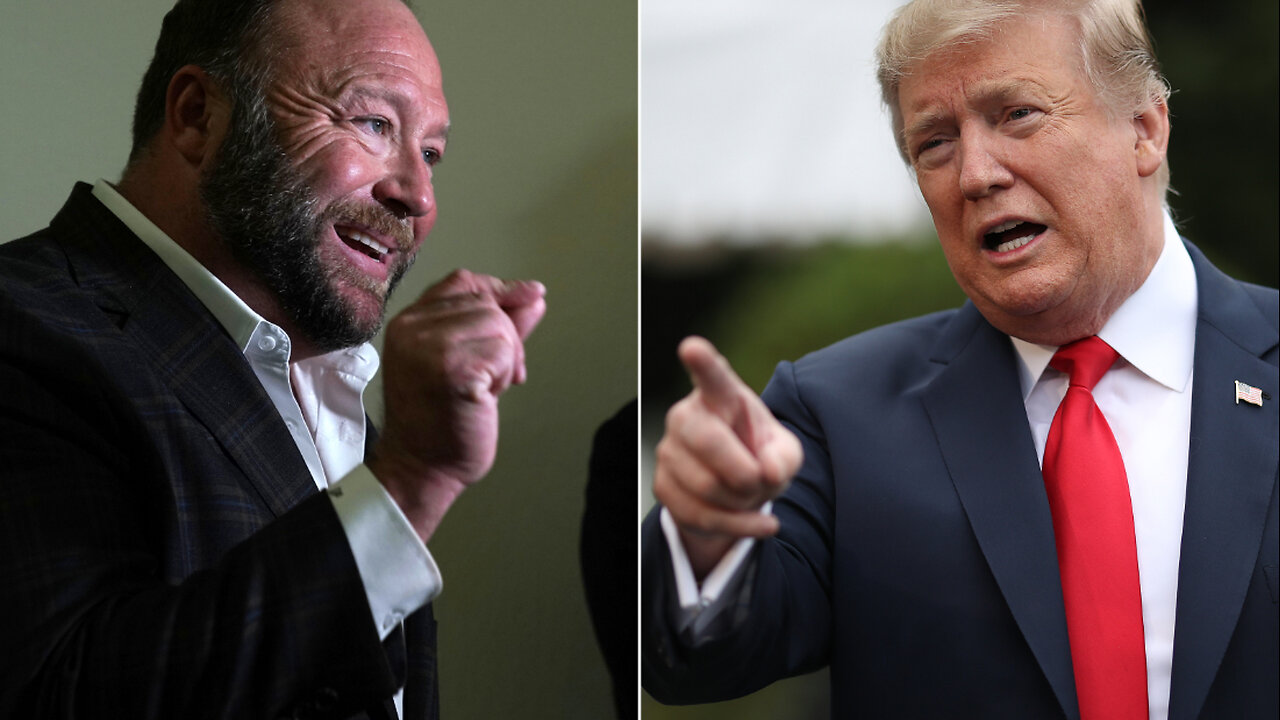 Alex Jones calls out Trump for continuing to promote the vaccine