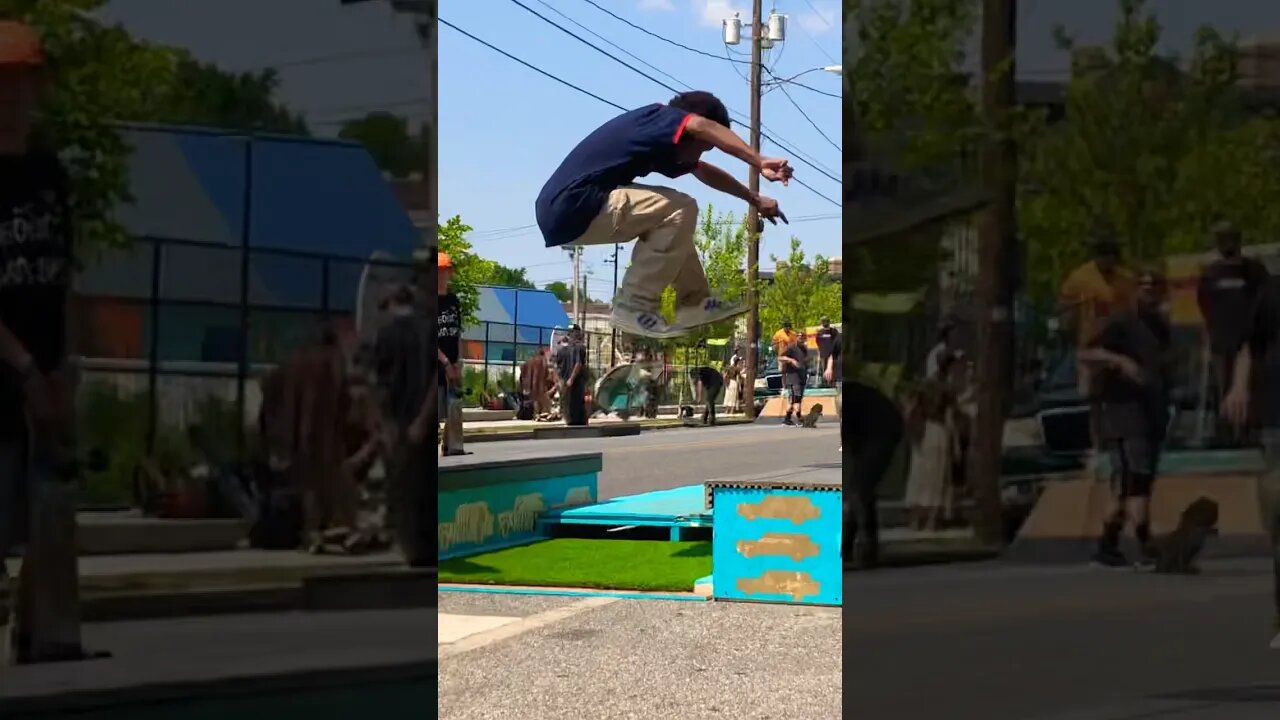 Idk this dude but he was rippin at Open Streets Lancaster #skateboarding #skateboard #skate