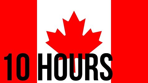[10 HOURS] of Canada Flag Waving in the wind