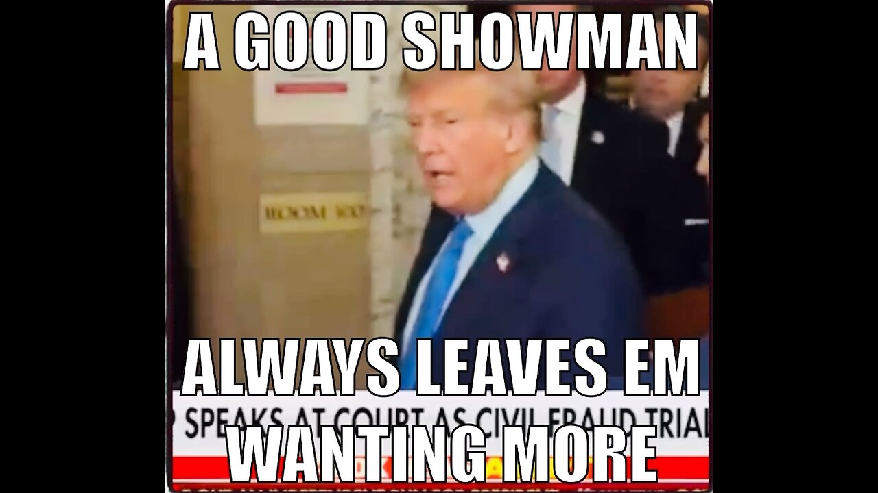 A Good Showman Always Leaves Them Wanting