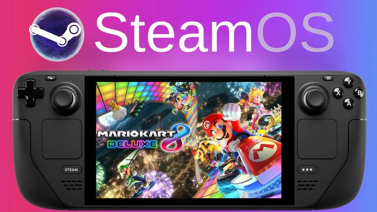 Mario Kart 8 | Cemu Vs Yuzu Vs Ryujinx | Steam Deck