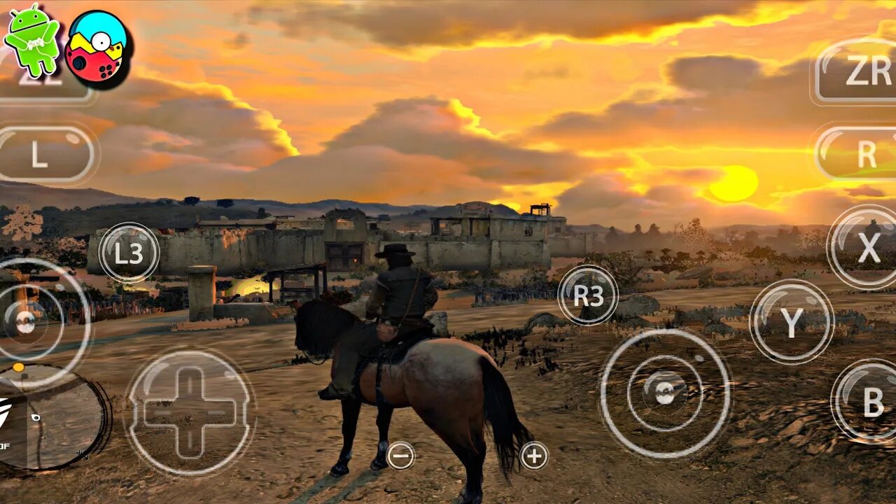 EGGNS EMULATOR SWTCH ANDROID - RED DEAD REDEMPTION - PRIMEIROS MINUTOS DE JOGO /SD888+/8GB