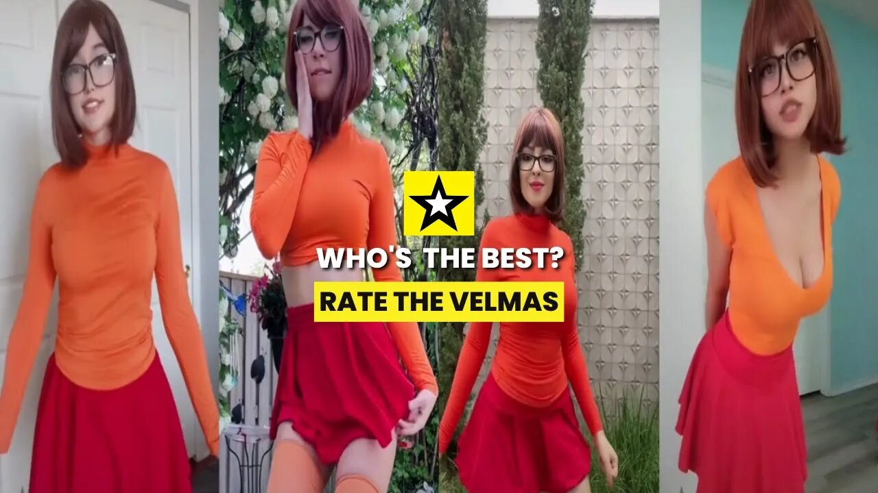 Rate the Girls: Best Velma - Scooby Doo TikTok Cosplay Contest #1 🧡👻🧛‍♂️