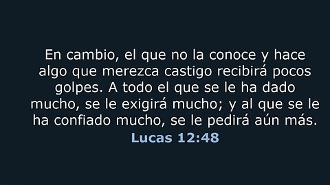 A quien se le ha dado mucho, mucho se le demandará #devocional #devocionaldiario #jesuscristo