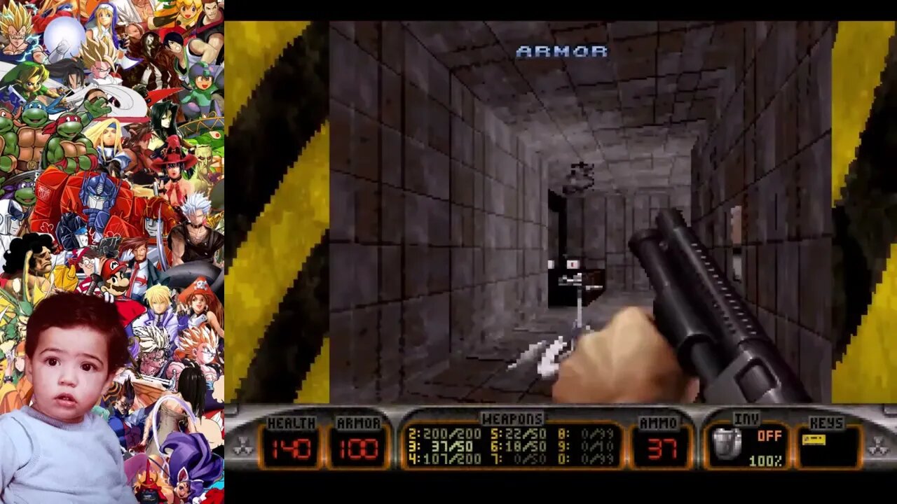 GamePlay Retro Duke Nuken 3D do Sega Saturn