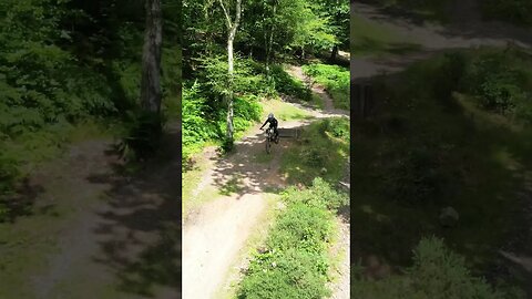 Insane 20 Foot Gap Jump! Mountain Biker Sends Huge Leap on the Trails : Instagram (jamiec_mtb_2006)