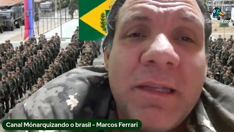 Ao vivo resistência civil . Manifestação ao vivo