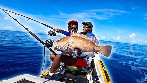 20 Miles Offshore on my Sea-Doo Fish Pro | Snowy Grouper & Mahi Madness (Florida Keys)