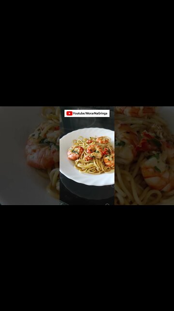 Delicioso Macarrao com Camarão