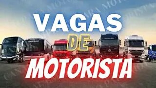 300 Vagas para Motoristas