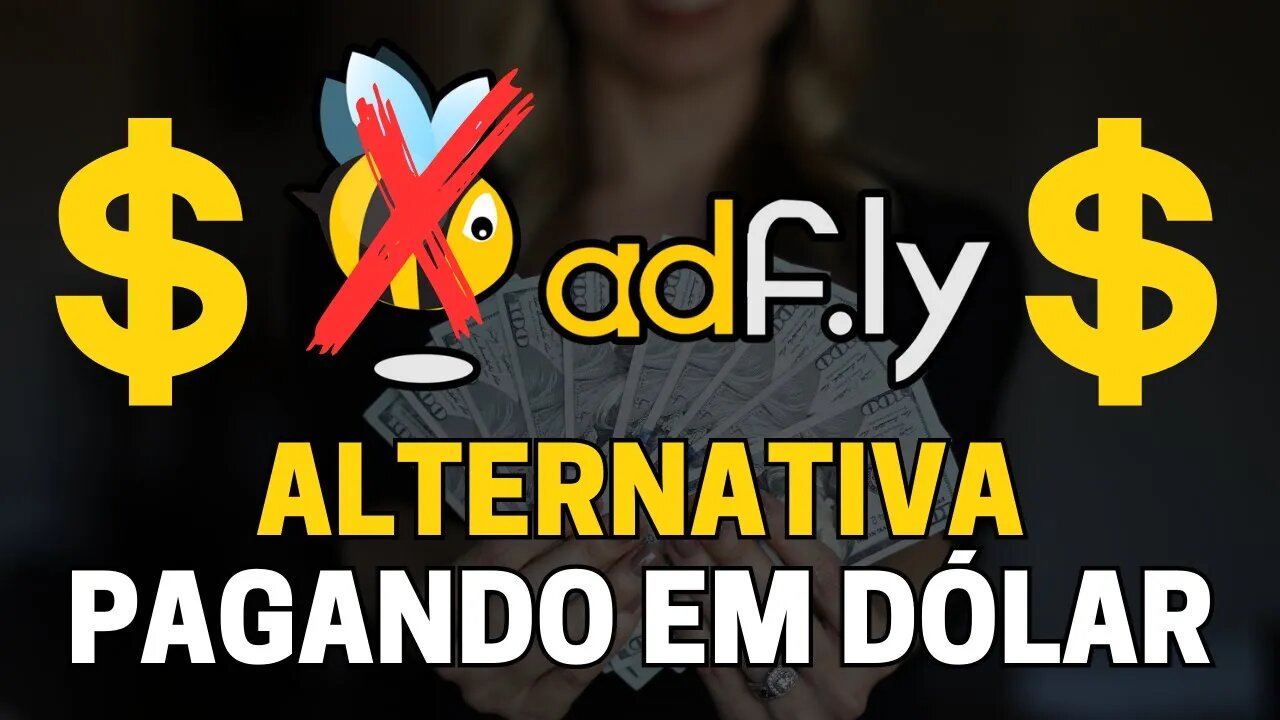 Alternativa ao Adfly para Ganhar Dinheiro Com Encurtador de Link (PAGA EM DÓLAR)