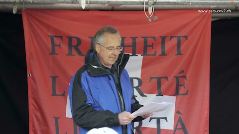 Dr. Bruno Dalle Carbonare - Stiller Protestmarsch 20.03.2021 - Liestal BL