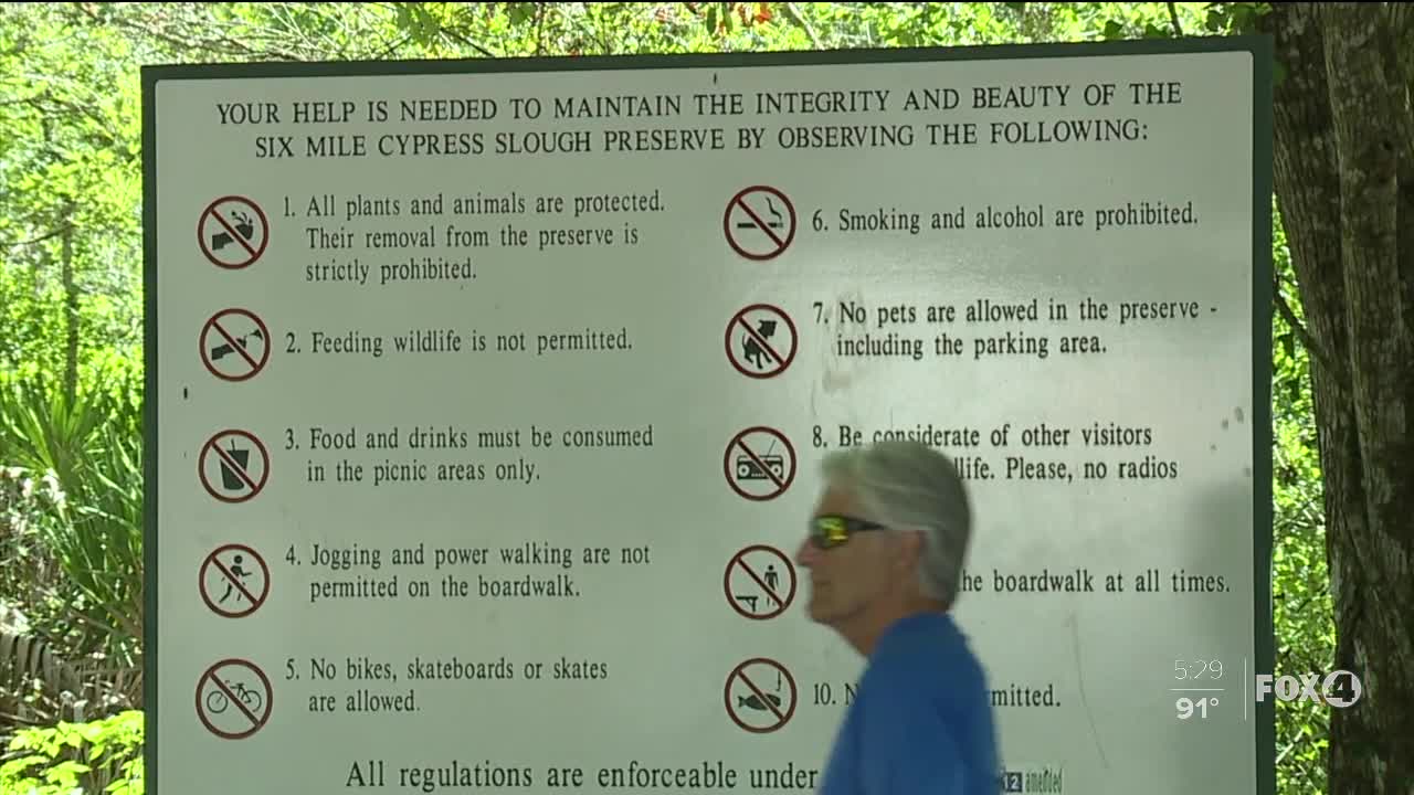 Some Lee County parks & preserves reopen
