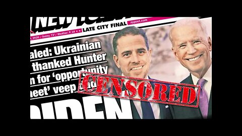 C(ensor) N(egative) N(ews) - MARCHING ORDERS FROM Jeff Zucker - CENSOR Hunter Biden Laptop Story