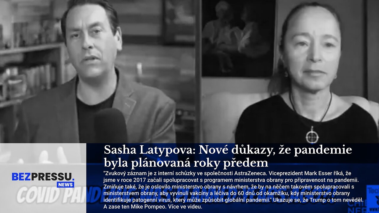 Sasha Latypova: Nové důkazy, že pandemie byla plánovaná roky předem