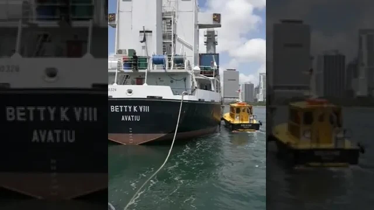 Tugboat At Work. #trending #shorts #merchantnavy #lifeatsea #tuglife #tugboats #ocean #tugs #ship