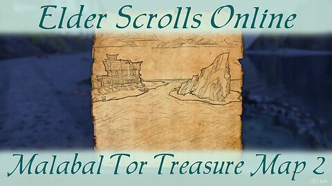 Malabal Tor Treasure Map 2 ii [Elder Scrolls Online] ESO