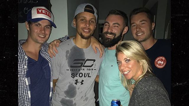 Steph Curry CRASHES House Party, Throws Back a Beer with Fans