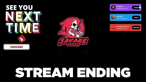 SAVAGE GAMING-YT [LIVE] TBA