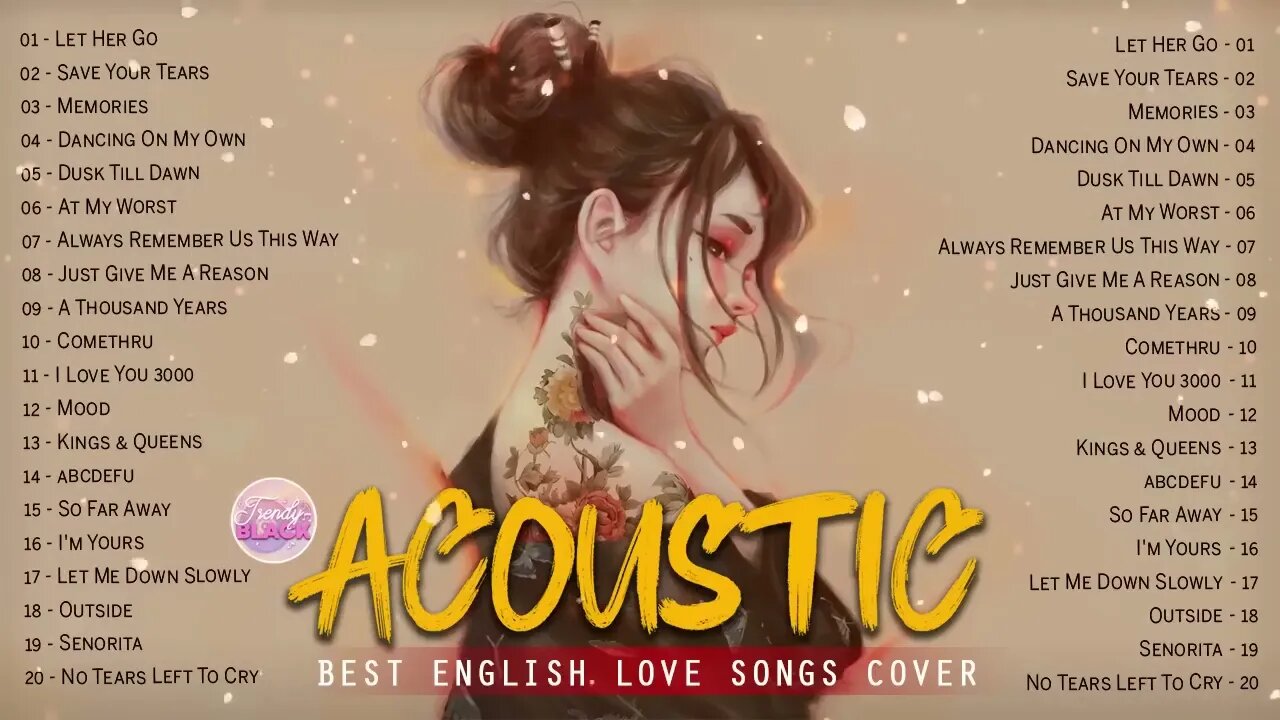 Top English Acoustic Love Songs Cover Playlist 2023 ❤️ Soft Acoustic Cover Of Popular Love Songs 4