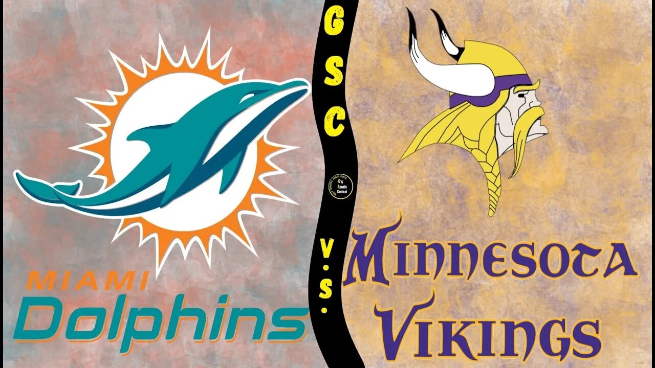 🏈 Miami Dolphins VS Minnesota Vikings Live | Vikings at Dolphins 🏈