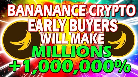 BANANANCE CRYPTO!! THIS MEMECOIN COULD BE BINANCE'S FAVORITE!!