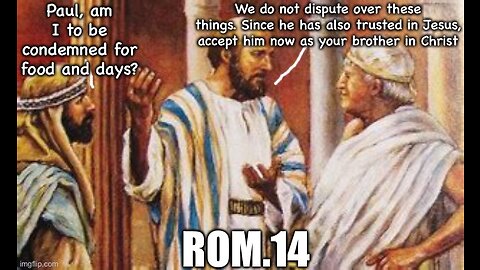 THOUGH A BROTHER MAY BE WEAKER IN THE FAITH, HE IS STILL A BROTHER-Rom.14