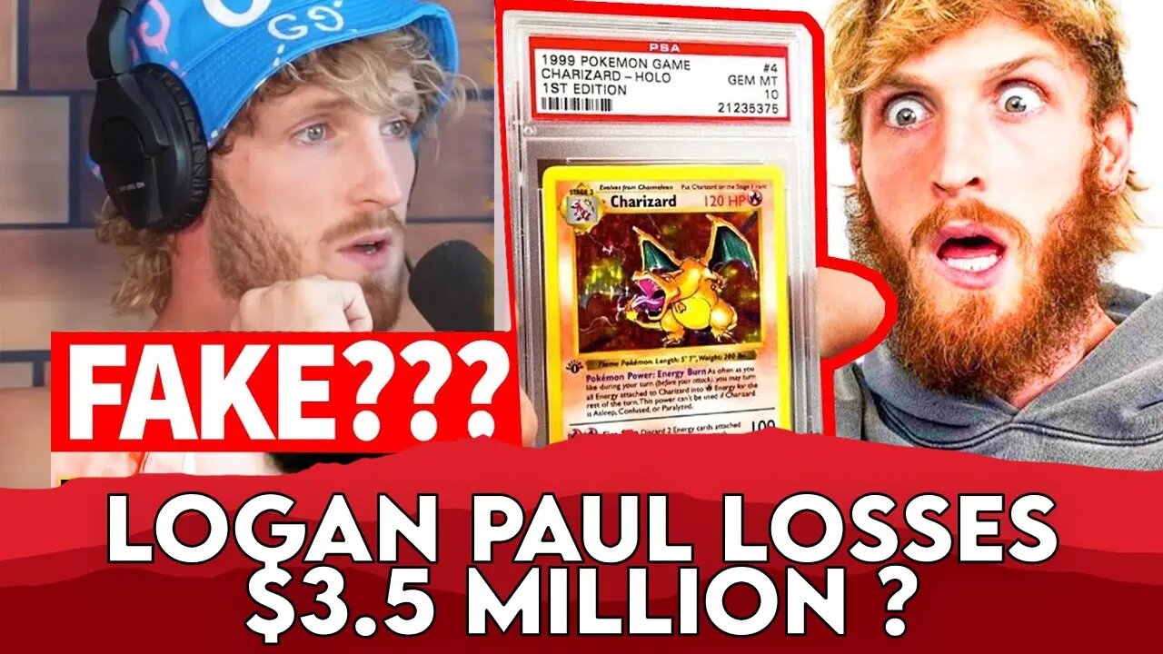 Logan Paul Gets Scammed For Fake Pokemon Cards | Famous News