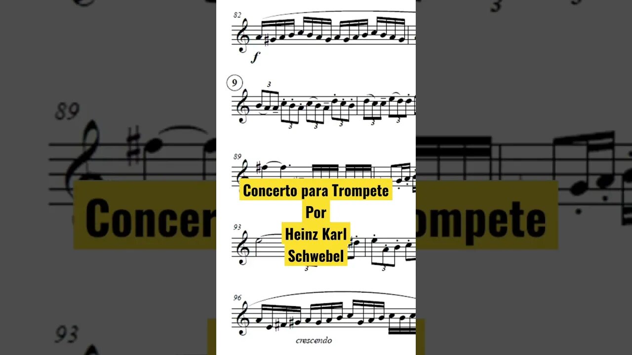 Concerto para Trompete de Alfredo Dias 1o. Movimento - por Heinz Karl Schwebel