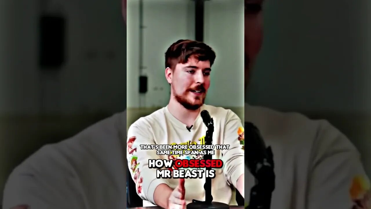 How obsessed mr beast is