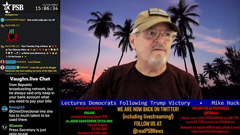 2024-11-12 15:00 EST - The PATRIOTski Tavern: