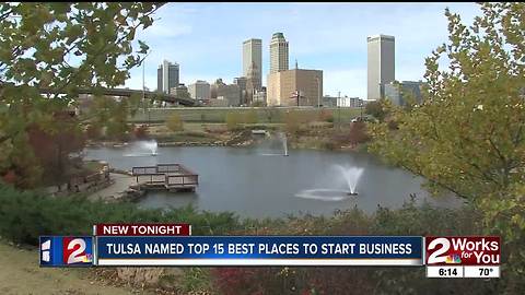 Tulsa named as one of the top 15 places to start a small business