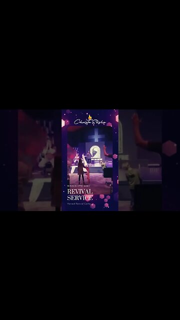 Worship moment from Saturdays Revival Service