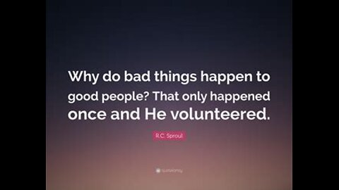 Good people don't have to control themselves