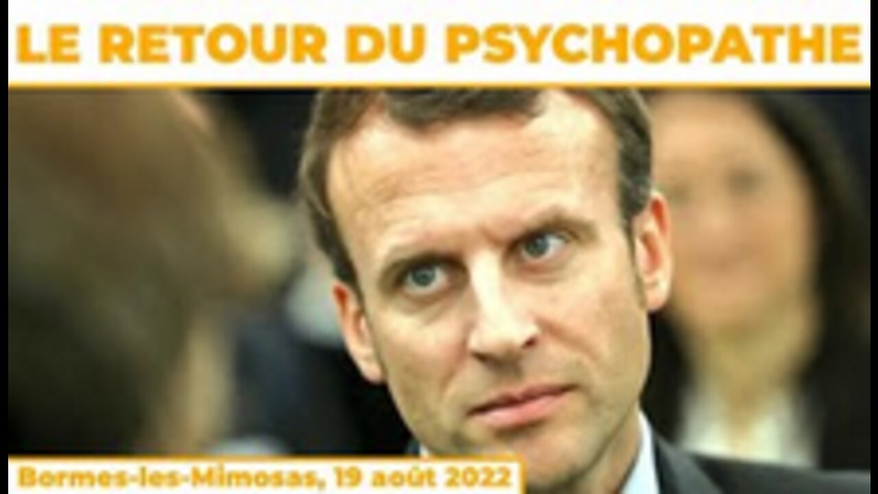 Macron son nouveau discours est FOU !