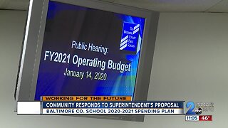 Community responds to Baltimore County superintendent's proposal