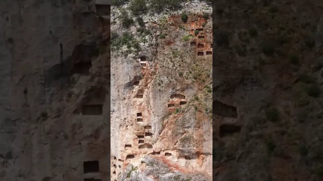 Pinara, an ancient Lycian city in Turkey #reels #history #ancient #archaeology #architecture#ruins