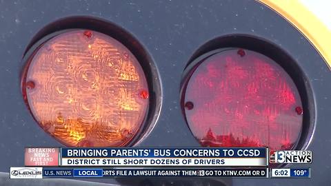 Bringing parents' bus concerns to CCSD