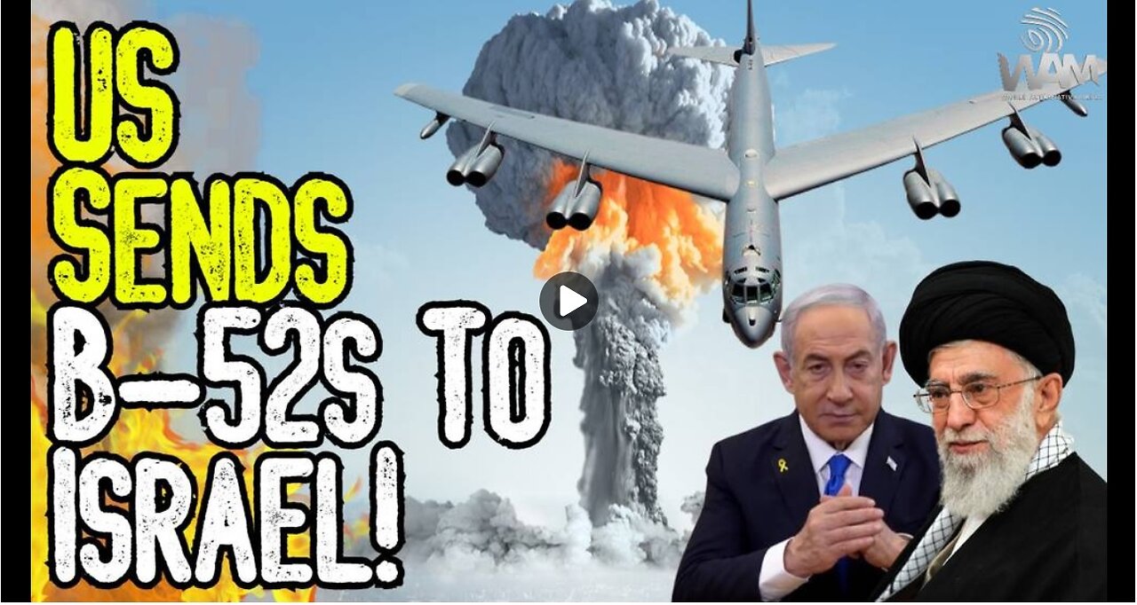 BREAKING US SENDS B52 BOMBERS TO ISRAEL! - Iran Vows To Strike Israel! - Palestinians BRANDED