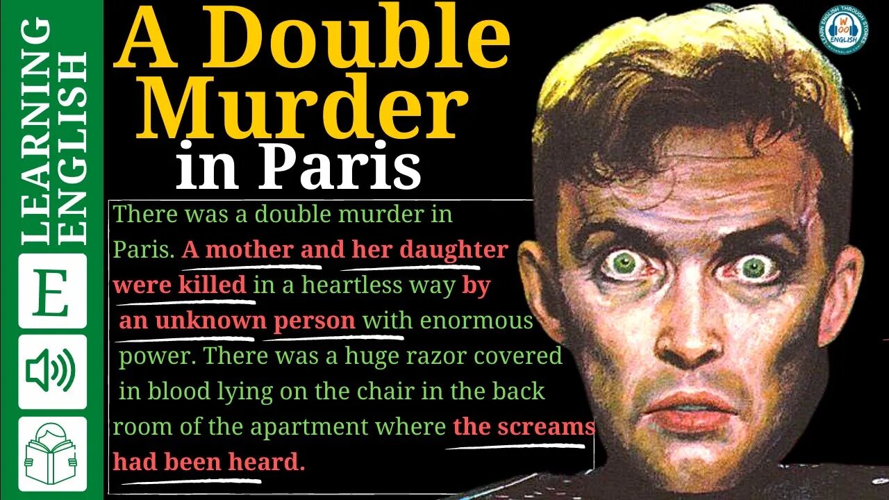 Learn English Through Story Level 3🍁 A Double Murder in Paris