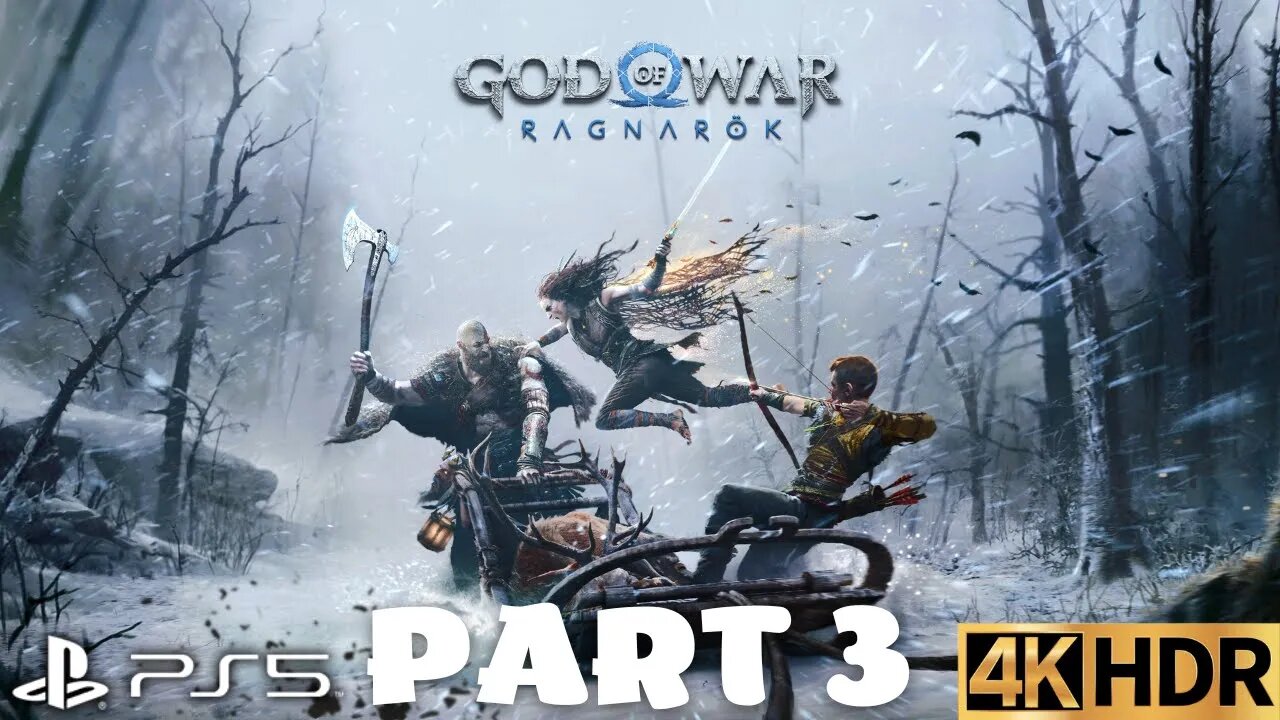 Niðavellir | God of War: Ragnarök Walkthrough Story Gameplay Part 3 | PS5, PS4 | 4K HDR