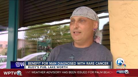 Benefit held for man battling rare form of cancer at Rudy's Pub in Lake Worth