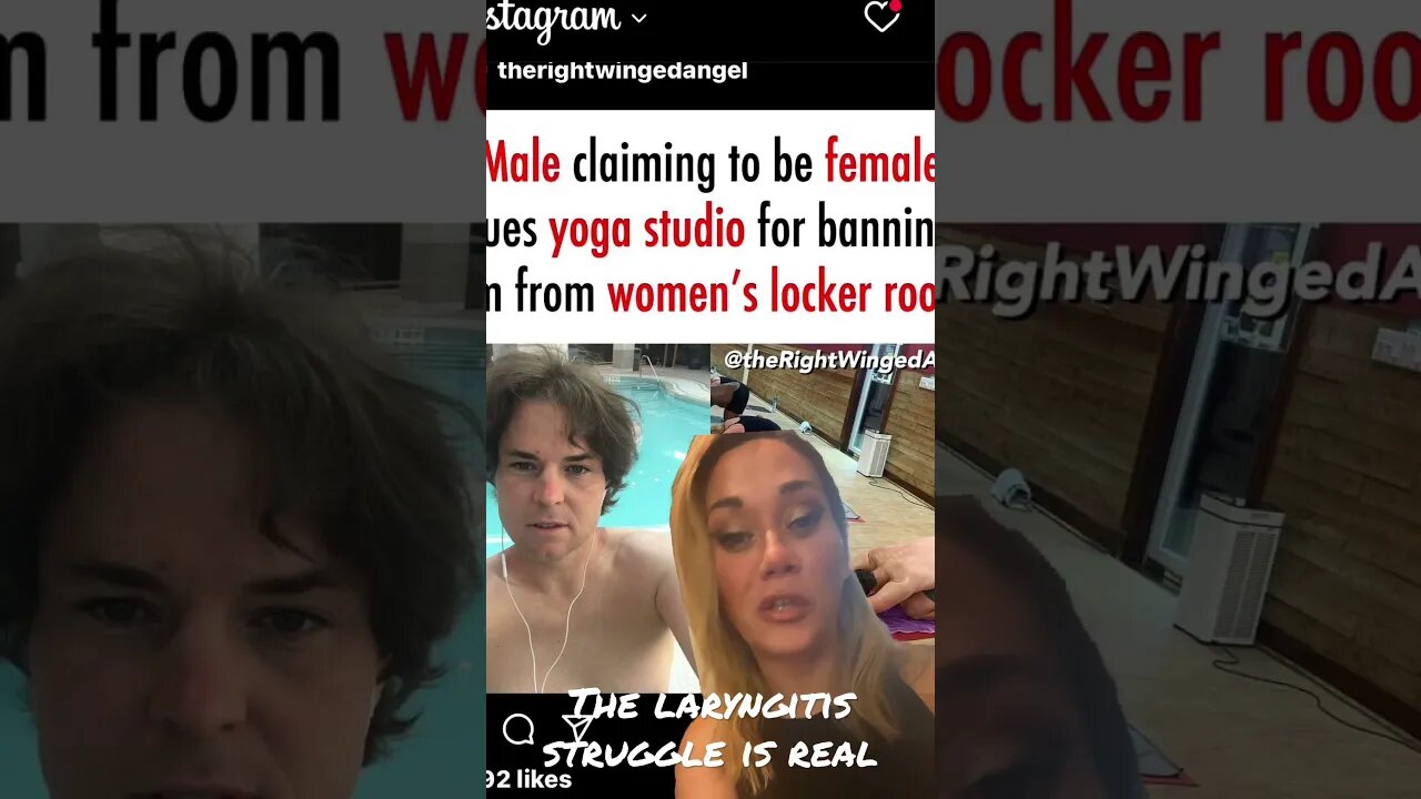 MALE CLAIMING TO BE FEMALE SUES YOGA STUDIO #shorts #short #trending #viral #facts #news #nyc #yoga