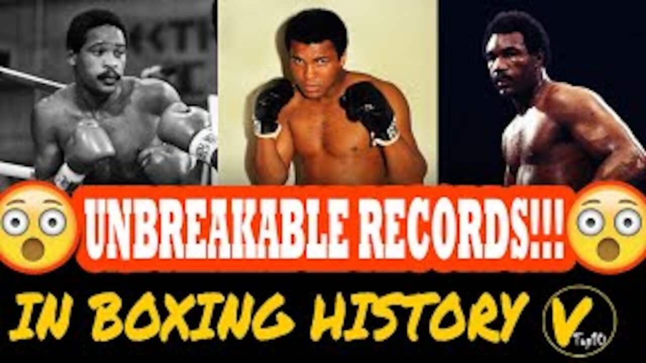 UNBREAKABLE BOXING RECORDS IN HISTORY