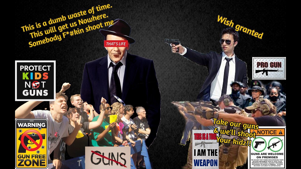 Anti-gun & Pro-gun Activists Fussing Over Crap That don't Matter!