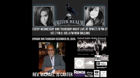 The Outer Realm - An Evening of Inspiration & Spirituality with Rev. Michael Carter