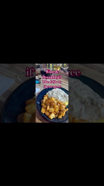 #winepairing with #breakfast like and share if you agree it’s awesome #shorts