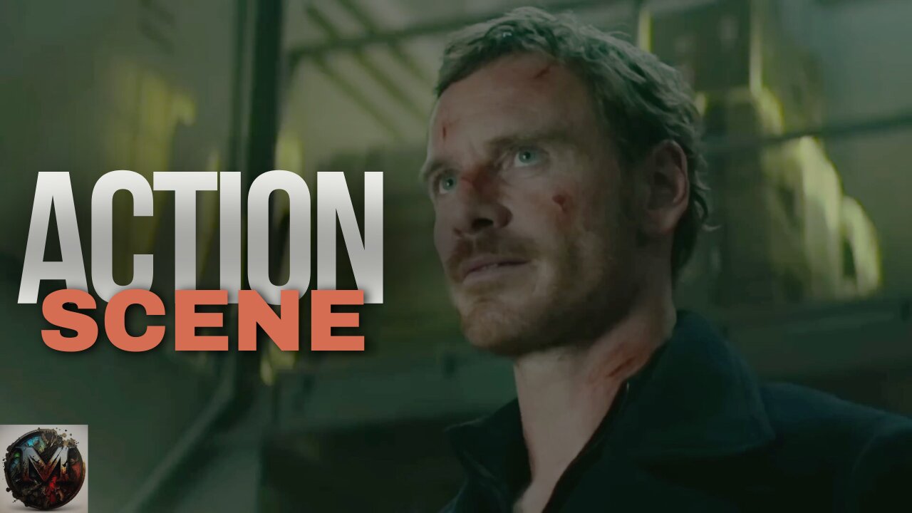 Magneto vs D Bari Vuk Train Fights Scene Dark Phoenix