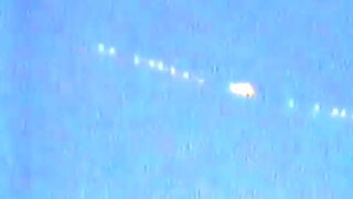 Fleet of orbs released by extraterrestrial mothership