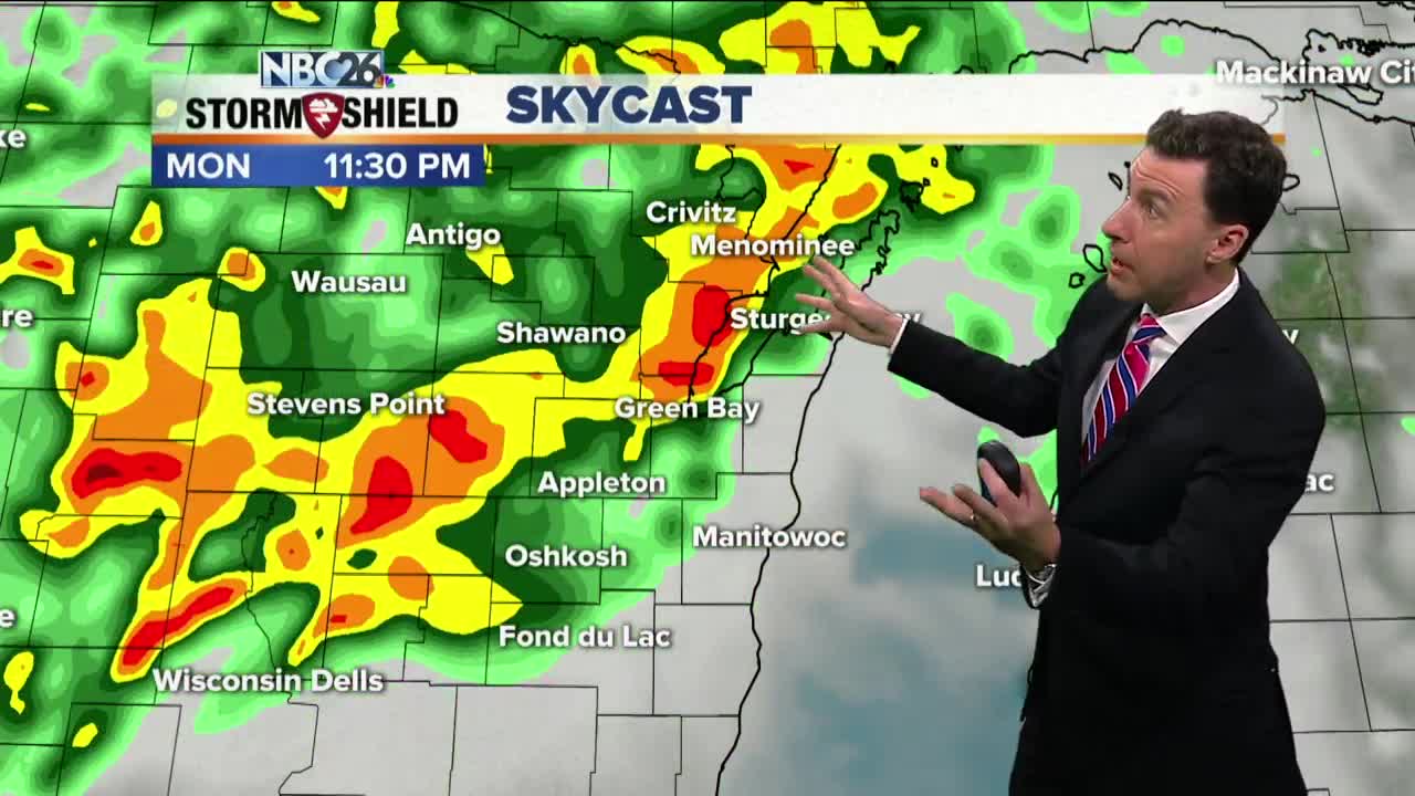 Michael Fish's NBC26 weather forecast